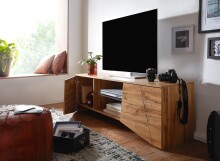 Lowboard >WL6.577< in Eiche Dekor, Holzwerkstoff - 160x50x40cm (BxHxT)