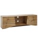 Lowboard >WL6.577< in Eiche Dekor, Holzwerkstoff - 160x50x40cm (BxHxT)
