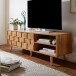 Lowboard >WL6.578< in Eiche Dekor, Holzwerkstoff - 160x51x40cm (BxHxT)