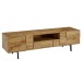 Lowboard >WL6.581< in Eiche Dekor, Holzwerkstoff - 160x45x43cm (BxHxT)