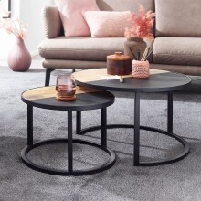 Satztisch >WL6.582< (2-teilig) in Mango /...