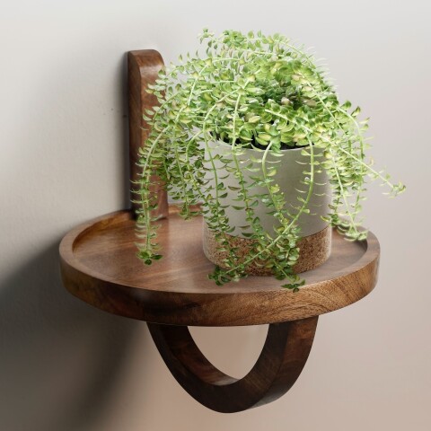 Wandboard >WL6.788< in Mango, Massivholz - 33x30cm (HxD)