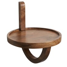 Wandboard >WL6.788< in Mango, Massivholz - 33x30cm (HxD)