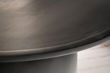 Couchtisch >WL6.811< in Mango Schwarz, Massivholz - 40x60cm (HxD)