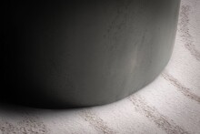 Couchtisch >WL6.811< in Mango Schwarz, Massivholz - 40x60cm (HxD)