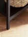 Konsolentisch >WL6.827< in Holz-Dekor / Schwarz - 100x75x30 (BxHxT)