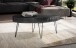 Couchtisch >WL6.837< in Mango Schwarz, Massivholz - 100x40x50cm (BxHxT)