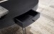 Couchtisch >WL6.837< in Mango Schwarz, Massivholz - 100x40x50cm (BxHxT)
