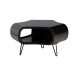 Couchtisch >WL6.840< in Mango Schwarz, Massivholz - 60x35x60cm (BxHxT)