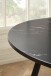 Esstisch >WL6.873< in Marmor-Optik Schwarz, Holzwerkstoff - 76x75cm (HxT)