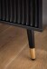 Nachtkommode >WL6.881< in Eiche-Dekor schwarz, Holzwerkstoff - 44x56x39 (BxHxT)