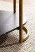 Couchtisch >WL6.896< in Marmor Optik Schwarz / gold - 100x45x60 (BxHxT)