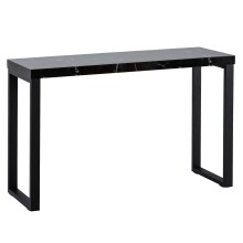 Konsolentisch >WL6.909< in Marmor-Optik Schwarz - 120x76x40 (BxHxT)