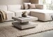 Couchtisch >WL6.921< in Stein-Optik, Holzwerkstoff - 60x34x60cm (BxHxT)