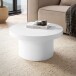 Couchtisch >WL6.925< in Weiß, MDF - 30x60cm (HxD)