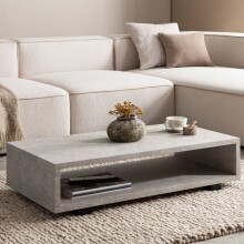 Couchtisch >WL6.934< in Stein-Optik, Holzwerkstoff...
