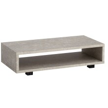 Couchtisch >WL6.934< in Stein-Optik, Holzwerkstoff - 100x25x50cm (BxHxT)