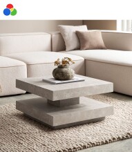 Couchtisch >WL6.921< in Stein oder Beton-Optik,...