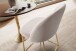Barhocker >WL6.943< (2er-Set) in Beige & gold, Samt - 50x102x50cm (BxHxT)