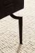 Couchtisch >WL6.980< in Mango schwarz, Massivholt / Metall - 60x40x60cm (BxHxT)