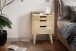 Nachtkommode >WL6.984< in Mango, Massivholz - 45x63x33cm (BxHxT)