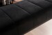 Sitzbank >WL7.010< in Schwarz, Samt - 108x40x40cm (BxHxT)