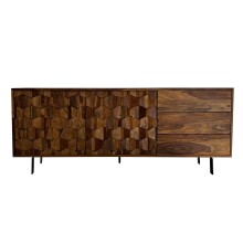 Sideboard >WL7.029< in Sheesham, Massivholz - 175x70x40cm (BxHxT)