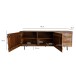 Sideboard >WL7.029< in Sheesham, Massivholz - 175x70x40cm (BxHxT)