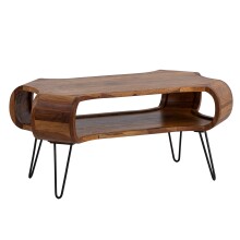 Couchtisch >WL7.037< in Sheesham, Massivholz - 100x47x60cm (BxHxT)