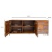 Sideboard >WL7.040< in Sheesham, Massivholz - 180x70x40cm (BxHxT)