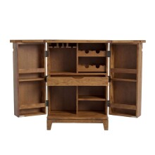 Barschrank >WL7.041< in Sheesham, Massivholz - 65x90x50cm (BxHxT)