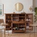 Barschrank >WL7.041< in Sheesham, Massivholz - 65x90x50cm (BxHxT)
