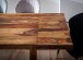 Kulissen-Esstisch >WL7.043< in Sheesham, Massivholz - 120/200x76x80cm (BxHxT)
