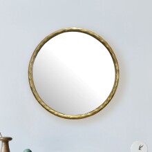 Spiegel >WL7.103< in Gold, Metall / Spiegel -...