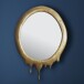 Spiegel >WL7.106< in Gold, Aluminium / Spiegel - 50x71x3cm (BxHxT)
