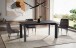 Kulissen-Esstisch >WL7.152< in Keramik Schwarz - 180/240x77x95 (BxHxT)