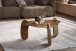 Couchtisch >WL7.158< in Mango, Massivholz - 78x40x78cm (BxHxT)