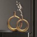 Dekovase >WL7.175< (2-teilig) in Gold, Aluminium - 35x45x7cm (BxHxT)