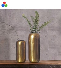 Dekovase >WL7.173< (2-teilig) in Gold oder silber,...