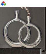 Dekovase >WL7.176< (2-teilig) in Silber oder gold,...