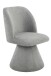 Esszimmerstuhl >BARI II S< (2er-Set) in Grau, 360° drehbar - 54x85x63cm (BxHxT)