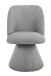 Esszimmerstuhl >BARI II S< (2er-Set) in Grau, 360° drehbar - 54x85x63cm (BxHxT)