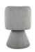Esszimmerstuhl >BARI II S< (2er-Set) in Grau, 360° drehbar - 54x85x63cm (BxHxT)
