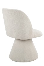 Esszimmerstuhl >BARI II S< (2er-Set) in Beige, 360° drehbar - 54x85x63cm (BxHxT)