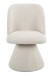 Esszimmerstuhl >BARI II S< (2er-Set) in Beige, 360° drehbar - 54x85x63cm (BxHxT)