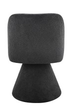 Esszimmerstuhl >BARI II S< (2er-Set) in Anthrazit, 360° drehbar - 54x85x63cm (BxHxT)