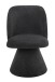 Esszimmerstuhl >BARI II S< (2er-Set) in Anthrazit, 360° drehbar - 54x85x63cm (BxHxT)