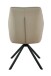 Esszimmerstuhl >BRAGA S< (2er-Set) drehbar, Leder Cappuccino - 51x90x68 (BxHxT)