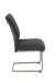 Freischwinger >INES S< (2er-Set) in Anthrazit, Webstoff - 50x99x66cm (BxHxT)
