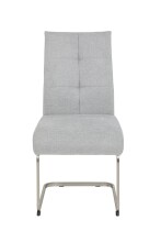 Freischwinger >INES S< (4er-Set) in Grau, Webstoff - 50x99x66cm (BxHxT)